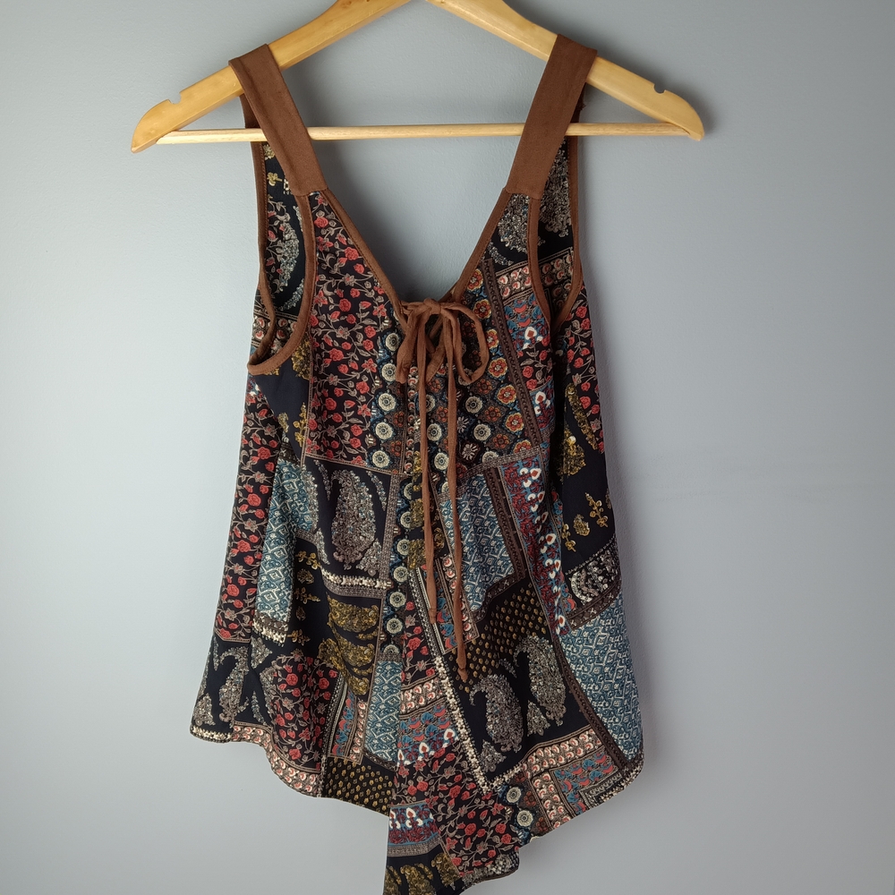 Wrangler Multicolor Patchwork Tank Top - image 1